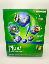 Microsoft Plus 2001 for Windows XP Set With CD & Manual Complete Rare SEALED  picture
