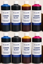 PREMIUM COMPATIBLE BULK INK REFILL FOR CANON PRINTERS CYMK  (8 LITERS) picture
