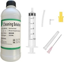 500ml Inkjet Printers Printhead Cleaning Kit for HP 8600 8610 6600 8620 6968 picture