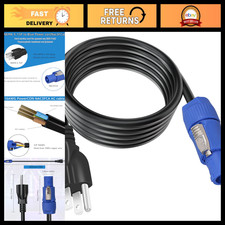 3-Prong PowerCON to NEMA 5-15P Cable 20A 3 Pin Connector Cord 16AWG 10FT for Sta picture