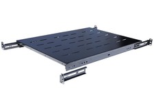 Raising Electronics Fixed Rack Server Shelf 1U 19 Inch Shelves 4 Post Rack Mo... picture