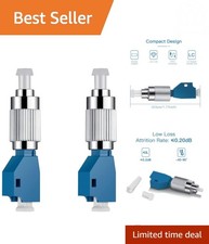 Precision FC Male to LC Female Fiber Adapter - 2 Pack for Visual Fault Locators picture