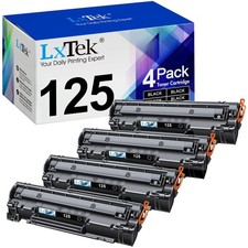 LxTek Compatible Toner Cartridge Replacement for Canon 125 CRG-125 3484B001 t... picture