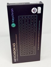 Keychron K3 V2 Wireless Low Profile Mechanical Keyboard Brown Switches White picture
