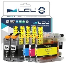 LCL Compatible Ink Cartridge Replacement 5 Pack, 2Black Cyan Magenta Yellow picture