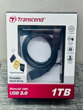 Transcend StoreJet 25M3 1TB External Hard Drive USB 3.0 TS1TSJ25M3  053709 picture