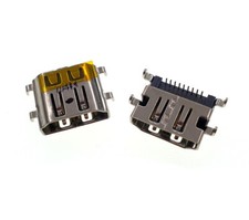 2x HDMI Socket Female Port Base Connector Laptop Notebook Repair Replacement picture