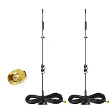2x 4G LTE Antenna SMA Male Aerial 8dBi Magnetic Base for Vodafone EE O2 Three 4G picture