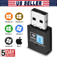 Adaptador Wifi Lan Internet para Computadora Laptop Inalambrico 300 mbps USB picture