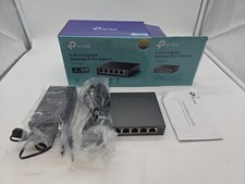 OPEN BOX TP-Link 5-Port Gigabit 65W Desktop PoE+ Switch TL-SG1005P - FREE S/H picture