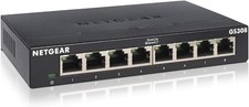 NETGEAR GS308 8-Port Gigabit Ethernet Network Fanless Metal Case Unopened picture