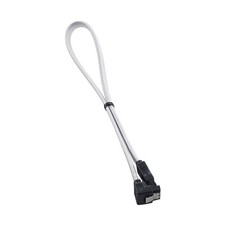 ModFlex Sleeved Right Angle SATA 3 Cable (White, 30cm) picture