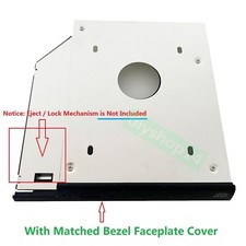 With Bezel Panel 2nd HD SSD Hard Drive Caddy for Dell Latitude E6440 E6540 M2800 picture