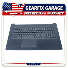 Black Palmrest Keyboard Touchpad Non-Backlit US New for HP 17BY 17-BY 17-CA picture