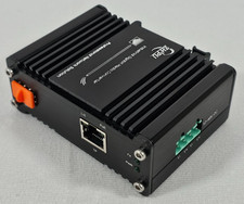 PoE 30W Media Converter Hardened Industrial 12-48V Power Over Ethernet DIN Rail picture