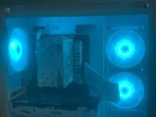 🤍🤍Custom White Gaming PC with ASUS Graphics Card and RGB Cooling🤍🤍 picture