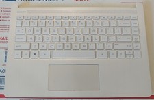 Genuine HP 14S-DQ 14S-FQ Palmrest Cover Keyboard White L61508-031 picture