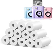 12 Rolls  Instant Print Kids Camera Paper Roll Refill picture