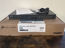 TP-Link Omada ER8411 10G VPN Router 2x SFP+ Multi-WAN Dual PSU Tested in Box picture