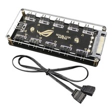 10 Ports RGB Fan HUB PC Desktop SATA Power 5V 3PIN DRGB Extension Splitter picture