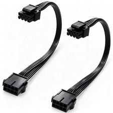 COMeap (2-Pack) CPU 8 Pin Extension Cable, Motherboard ATX CPU 8 Pin (4+4) Male picture