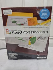 Microsoft Office Project Professional 2003 SKU H30-00979 SEALED NEW picture