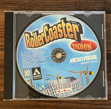 MicroProse RollerCoaster Tycoon Simulation PC Game CD-ROM for Windows 95/98 picture