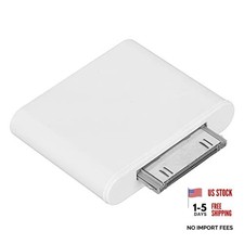 30 Pin Bluetooth Adapter Receiver, Bluetooth Transmitter Plug and Play & White picture