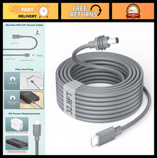 32.8FT USB C to DC Power Cord | Fast Charging 100W, Waterproof, Smart Chip, 18AW picture