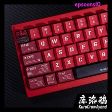 GUNDAM Zaku Keycap 140 Keys PBT OEM Profile for Cherry MX Mechanical KEYBOARD picture