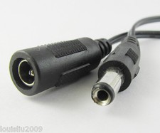 100pcs DC Power Convert Cable 5.5x2.1mm DC Power Female to 5.5x2.5mm Male 17cm picture