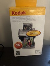 Kodak PH-40 Color Cartridge & Photo Paper Kit 40 4x6 Open Box Use picture
