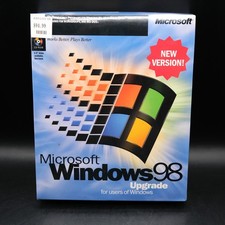 NEW MINT Microsoft Windows 98 Upgrade (New Version) Factory Sealed picture