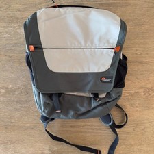Lowepro Backpack Factor Laptop Bag-Camera Messenger Bag-Green/Orange-RRP $149 picture