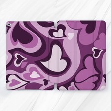 Purple Mixed Heart Cute Girly Case For iPad 10.2 10.9 Pro 13 Air 11 Mini 7 12.9 picture