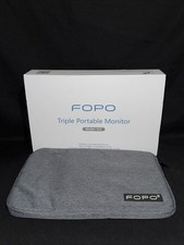 FOPO Triple Portable Monitor for Laptop S12 Portable 12 Inch LCD Monitor 1080p picture