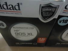 2 X Calidad  312 BKH  ALTERNATIVE FOR HP 905 XL  HIGH CAPACITY BLACK picture