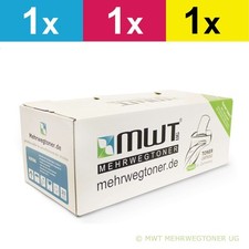 3x MWT Eco Toner for Ricoh MPC3003 SP MP C3004 C3503 C3504 Cyan Magenta Yellow picture