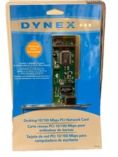 Dynex 10/100 Mbps PCI Network Card DX-E102 Realtek Plug & Play 32 Bit New picture