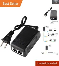 48V POE Injector Adapter - Power Supply for Cisco/Polycom Phones &  Cameras picture