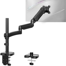  Single Long Monitor Arm, 13 to 32 inch Computer Monitor Desk Mount, Extra  picture