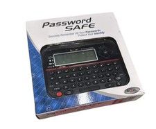 RecZone Password Safe Backlit LCD Built In Memory QWERTY Keyboard Model 595 picture