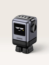 UGREEN Uno 100W 4-Port USB C Wall Charger, GaN Fast Charging Block - Black picture