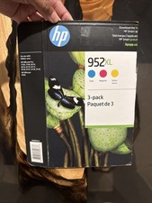 NEW Authentic HP 952XL Cyan Magenta YeIlow Ink Set N9K30BN L0S61A L0S64A L0S67A picture