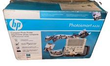HP Photosmart A636 Portable Compact Injet Photo Printer Touchscreen Open Box See picture