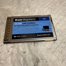 3Com Megahertz 10-100 LAN PC Card Cardbus 32 bit  Model 3CXFE575CT picture