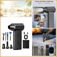 Cordless Air Duster 110000 RPM Rechargeable Electric Blower PC Keyboard Cleaner picture