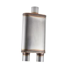 Universal 409 Stainless Performance Exhaust 3 in inlet 2.5 in dual outlet picture