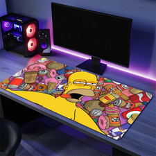 Cartoon Simpson Office Large Mouse Pad Computer Game Anti Slip Rubber Mat picture