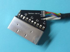 ZX Spectrum +2A, +2B, +3 RGB Scart Cable.  RGB Cable for Spectum +2/+2B/+3 picture